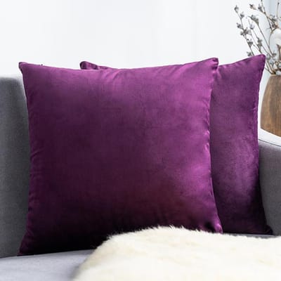 45x45cm Effen Kleur Fluweel Kussenhoes Pluche Sierkussenhoes Voor Bank Auto Huis Decoratieve Kussensloop Kussenhoes Decoratie 50x50cm