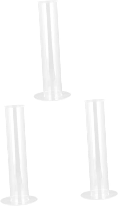 Cilinder Display Stand - Sieraden Organizer - Accessoires Tonen - Stapelbaar Ontwerp - 3 Stuks 25cm - Transparant