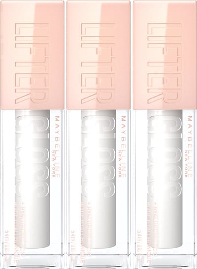 Maybelline New York - Lifter Gloss Lipgloss - 1 Pearl - Transparant - Glanzende Lipgloss - 5,4ml 3x
