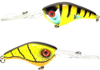 River7 DD Two Tone Crankbait Fluoro Perch 6.5cm Fluoro Perch
