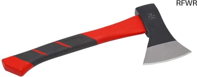 RFWR® Nauwkeurige Houtbewerkingsbijl - Ergonomische Rubber Greep - Ideaal voor Kamperen en Tuinwerk