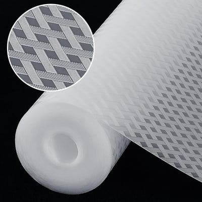 Ladebeschermer - Antislip EVA Koelkastla Mat - Zelfklevend Vrij Plastic Beschermfolie voor Keukenladen en Planken - Transparant - Formaat 30 cm x 300 cm
