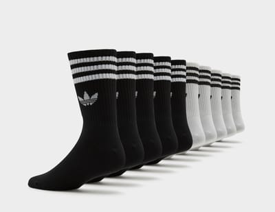 Adidas Originals 3 Stripes Crew 10 Pairs Sokken Wit