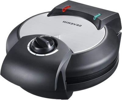 Wafelautomaat - Wafelijzer - Desserts Maken - Instelbare Temperatuur - 1300 Watt - Zwart