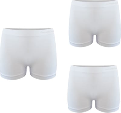 Gianvaglia - Damesboxers - naadloos - Wit -Hoog model - Maat XL/XXL - 3 -Pack!