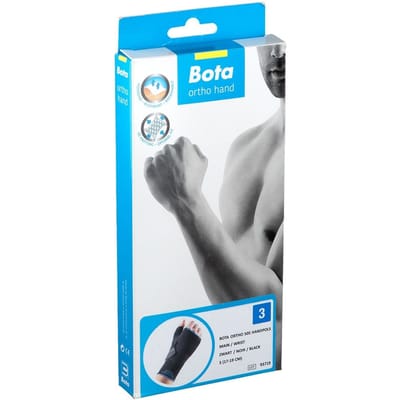 Bota Ortho Handpolsband 505 Zwart Maat 3 1 Verband(en)