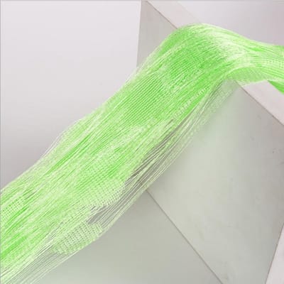 Draadgordijn - Hartenpatroon Gordijn - Ruimte Verdelen - Stijlvolle Decoratie - 1 x 2 Meter - Groen