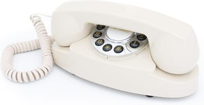 GPO 1959PUSHIVO - Telefoon Audrey retro jaren ‘60, druktoetsen, creme