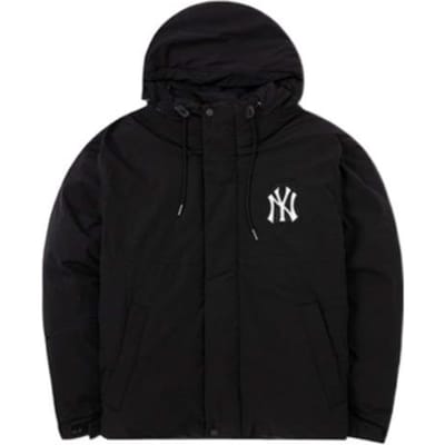 MLB Automne/Hiver 22 Veste Courte Zippée Manches Longues Imprimée Logo Unisexe Noir 3ADJB1126-K0001 XS black