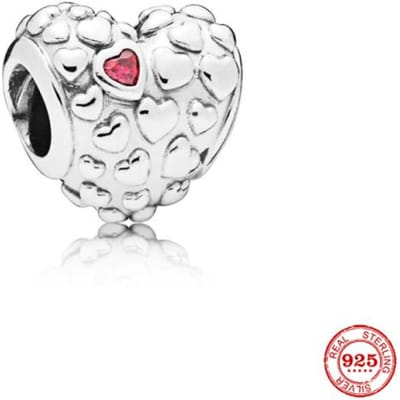 Neastamor Love You Mum Hart Charm Bead Fit Originele Armband Zilver 925 Maken Mode DIY Sieraden voor Vrouwen Cadeau white