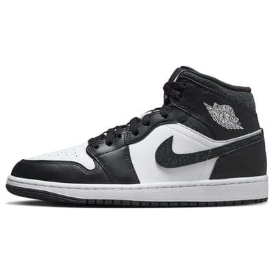 Air Jordan 1 Mid SE Panda Olifant Heren Sneakers Zwart Off-Noir Wit FB9911-001 40.5