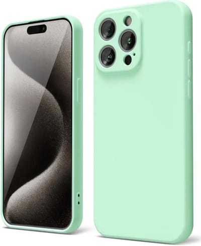 Hoesje met Camera Bescherming Geschikt voor Apple iPhone 15 Pro Max | Back Cover | Dun | Flexibel TPU | Blauw