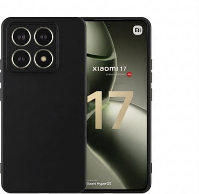 Casemania Hoesje Geschikt voor Xiaomi 17 - Zwart - Siliconen Back Cover