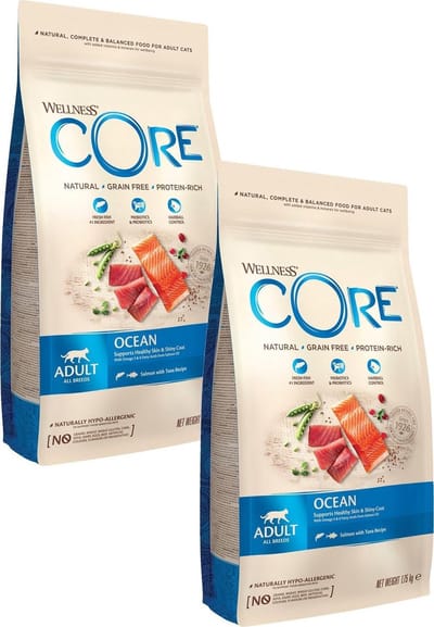 Wellness Core Grain Free Cat Ocean Zalm&Tonijn - Kattenvoer - 2 x 1.75 kg
