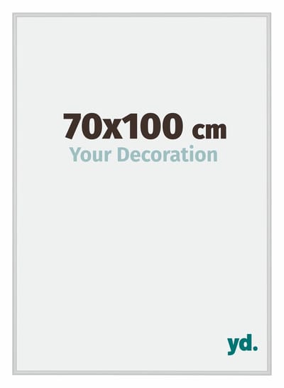 Your Decoration - Fotolijst 70x100 cm - Aluminium - Zilver Mat - Miami