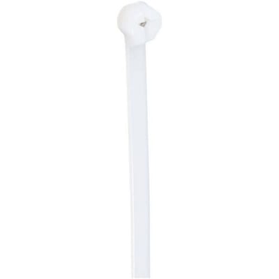 TRU COMPONENTS TC-12814156 Kabelbinder 300 mm 4.8 mm Natuur Met metalen tong, Chemische bestendigheid 100 stuk(s)