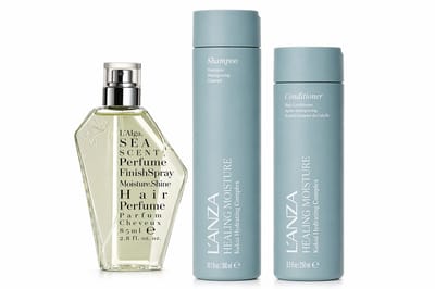 LANZA Healing Moisture Set Shampoo Conditioner Hair Perfume Droog Haar Hydratatie Herstel Glans Professionele Haarverzorging