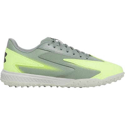 Under Armour Astro Turf-sportschoenen voor kinderen met schaduwprint (Groen)