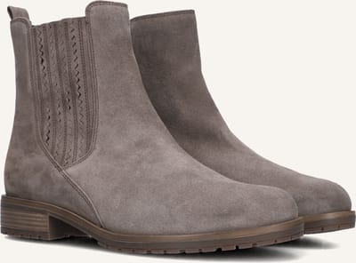 Gabor 022 Enkellaarsjes - Enkelboots met rits - Dames - Taupe - Maat 36