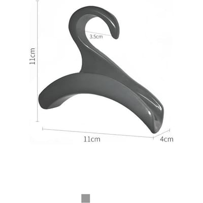 1 stks kast multifunctionele hangers handtas organisator haak kast staaf hangende opbergrek hoed sjaal stropdas opbergrek grijs