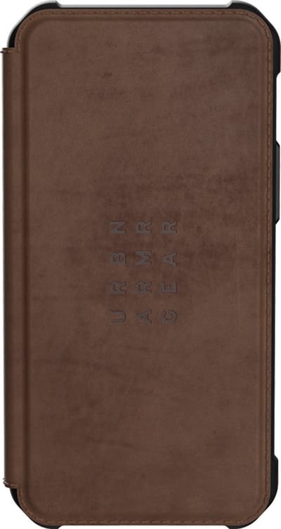 Urban Armor Gear Metropolis iPhone 12 Pro Max Hoesje Echt Leer Bruin
