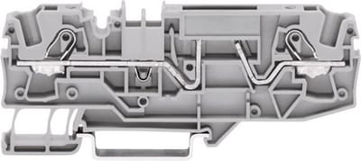 WAGO 2002-1681 Zekeringklem 5.20 mm Spanveer Toewijzing: L Grijs 1 stuk(s)