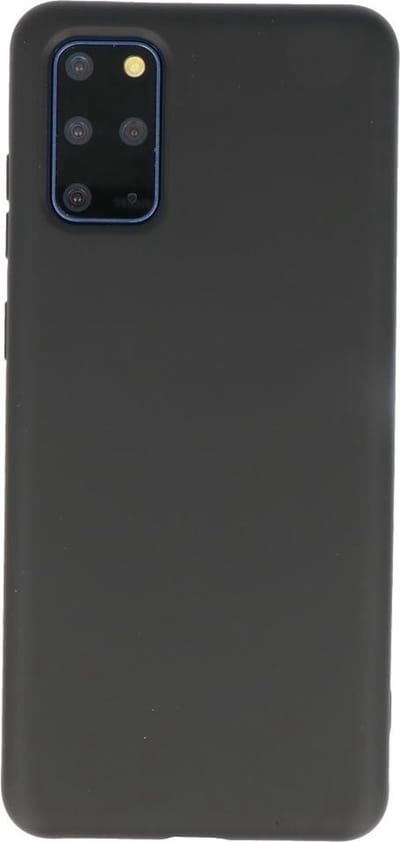 Hoesje Geschikt voor Samsung Galaxy S20 Plus - Backcover Telefoonhoesje - Zwart