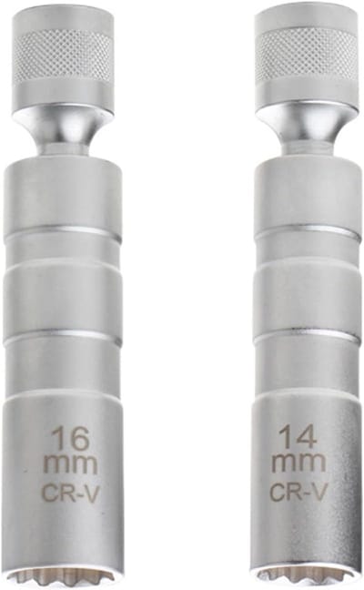 Bougiesleutel Set - Gereedschap Motor - Auto Onderhoud - Flexibel Magneetontwerp - 14mm 16mm