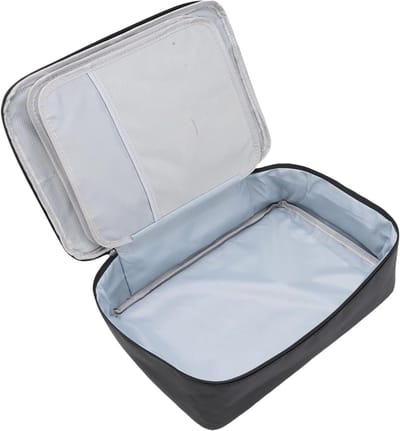 Documenten Organizer - Opbergkoffer Bestanden - Veilige Opslag - Brandwerend Waterdicht - 37x27x11 cm - Zwart