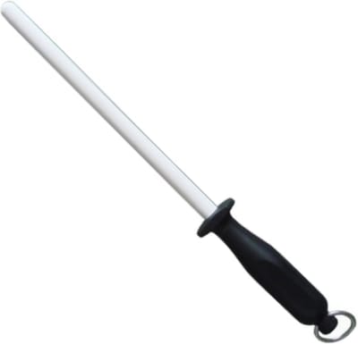 Robert Herder Aanzetstaal Rond – Keramisch – Korrel 360 – Kunststof Handgreep – 26cm – Zwart
