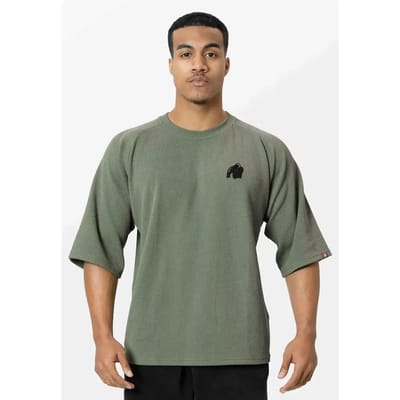 Gorilla Wear Russell Oversized T-shirt - Groen - S