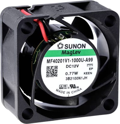 Sunon MF40202VX-1000U-A99 Axiaalventilator 24 V/DC 18.34 m³/h (l x b x h) 20 x 40 x 40 mm
