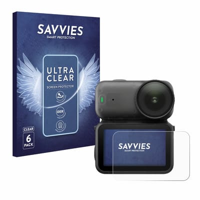 Savvies - Screenprotector voor DJI Osmo Nano - Folie Beschermfolie transparant 6 Stuks