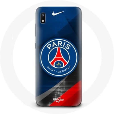 Hoesje - MANIACASE - Samsung Galaxy A10 - PSG Logo - Harde hoes - Sportieve stijl