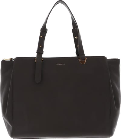 COCCINELLE Leren Schoudertas Handtas Lea Handbag Bark Donkergroen