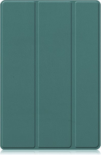 Hoesje Geschikt voor Samsung Galaxy Tab S6 Lite - 10.4 inch - Samsung Tab S6 Lite Hoesje - Tri fold book case hoes - TPU Back Cover met stand Groen