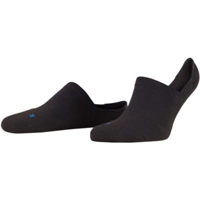 FALKE Cool Kick onzichtbar eenkleurig functioneel materiaal footies unisex zwart - maat 42-43