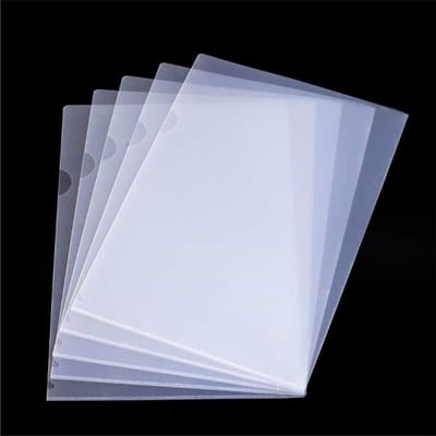 40 Stuks A4 Plastic Folders, Doorzichtige Kleurrijke Uitbreidbare Mappen voor Documenten, Rapporten en Archivering in Groen