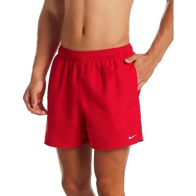 Nike Swim 5" Volley Heren Zwemshort - Rood - Maat M