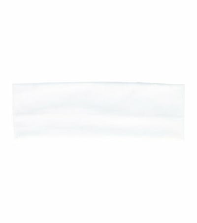 Haarsoires Haarband stof - Golvend randje 9cm - Wit