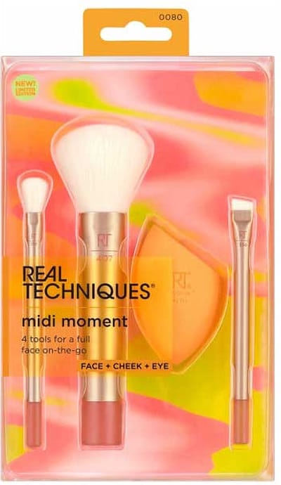 Real Techniques Make-Up Borstel Set Real Techniques Midi Moment 4 Onderdelen
