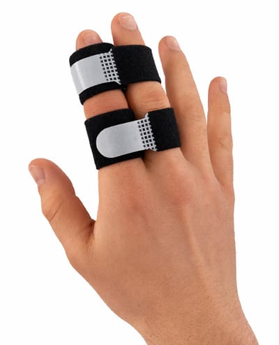 Solco Buddy Loops Vingerspalk Maat M – 2 Stuks – Vingerbrace met Klittenband – Zachte Vingertape – Vingerondersteuning