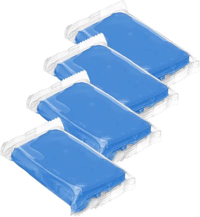 Reinigingsklei voor Auto's - Klei Reiniger Set 4 x 100 g - Auto Motorfiets Vrachtwagens Caravans - Blauw - Verwijdert Vuil en Oxidatie