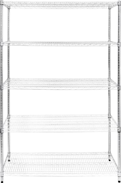 Draadrek - zilver - 60x120x180 cm - 5 lagen (1000kg)