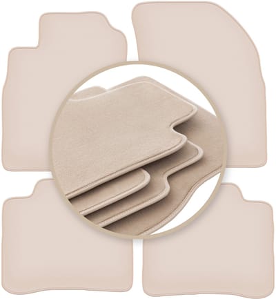 PREMIUM beige vloermatten voor: Hyundai Sonata III sedan 1999-2005