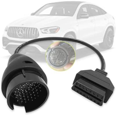 OBDII Diagnose-adapterkabel voor Mercedes - 38-pins naar 16-pins