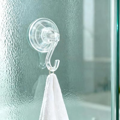 Set van 10 Zuignap Haken Ø 4,5 cm - Extra Sterke 2 kg Hechting, Perfect voor Glas en Tegels, Geen Boren Nodig, Transparant en Duurzaam