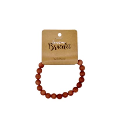 Kralenarmband Goudsteen (synthetisch)