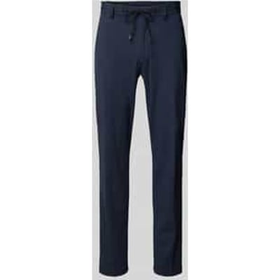 Slim fit kostuumbroek met trekkoord model 'GENIUS'