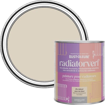 Rust-Oleum Lichtbruin Radiatorverf Zijdeglans - Jute 750ml